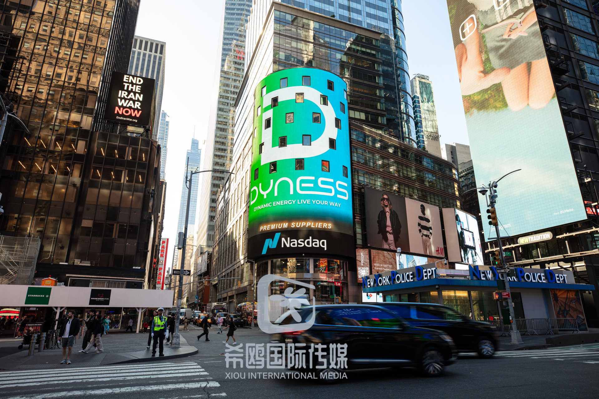 纳斯达克大屏客户案例 2026年06月03日 纽约时代广场大屏广告实拍