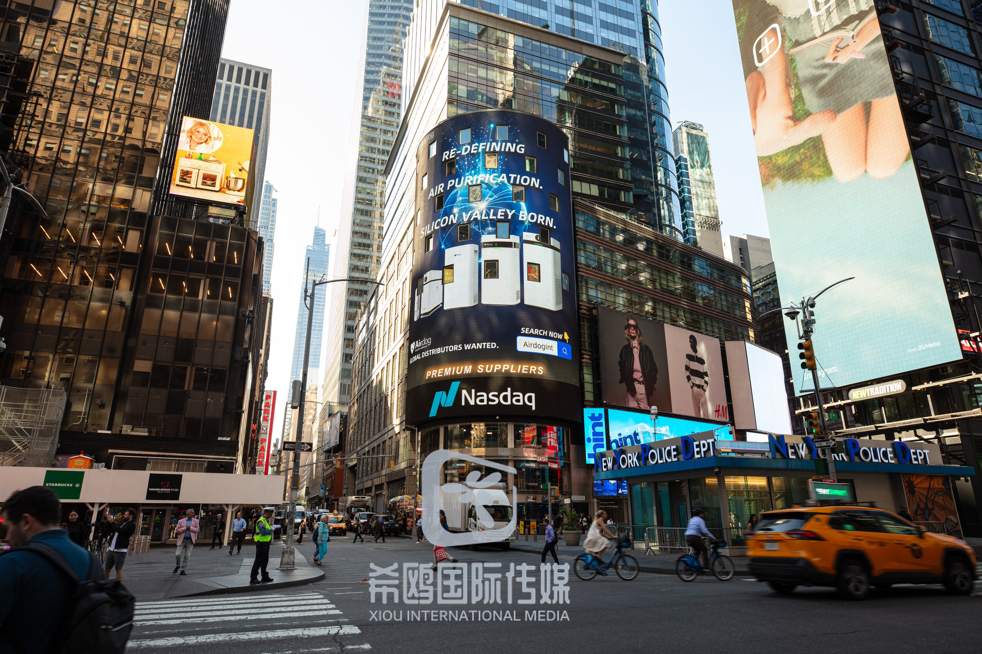 纳斯达克大屏客户案例 2026年06月03日 纽约时代广场大屏广告实拍