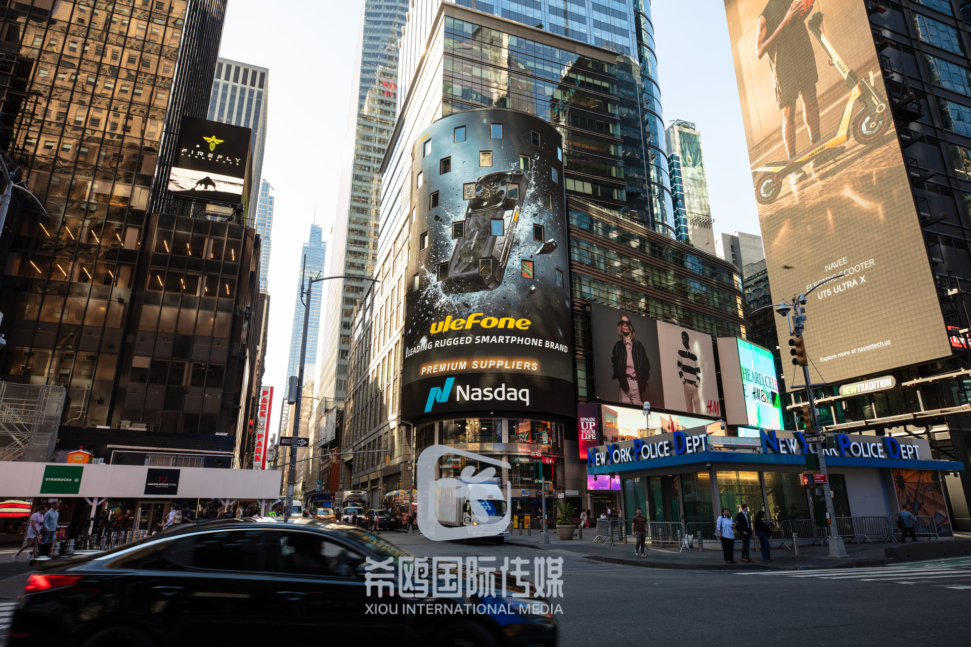 纳斯达克大屏客户案例 2026年06月03日 纽约时代广场大屏广告实拍